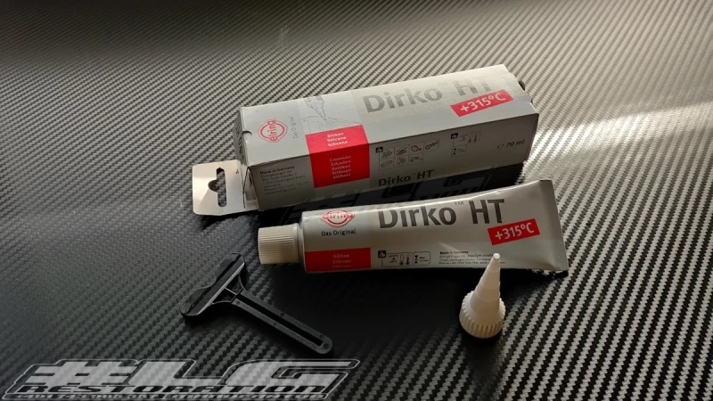 Dichtmasse Dirko HT Silikon rot +315°C 70ml